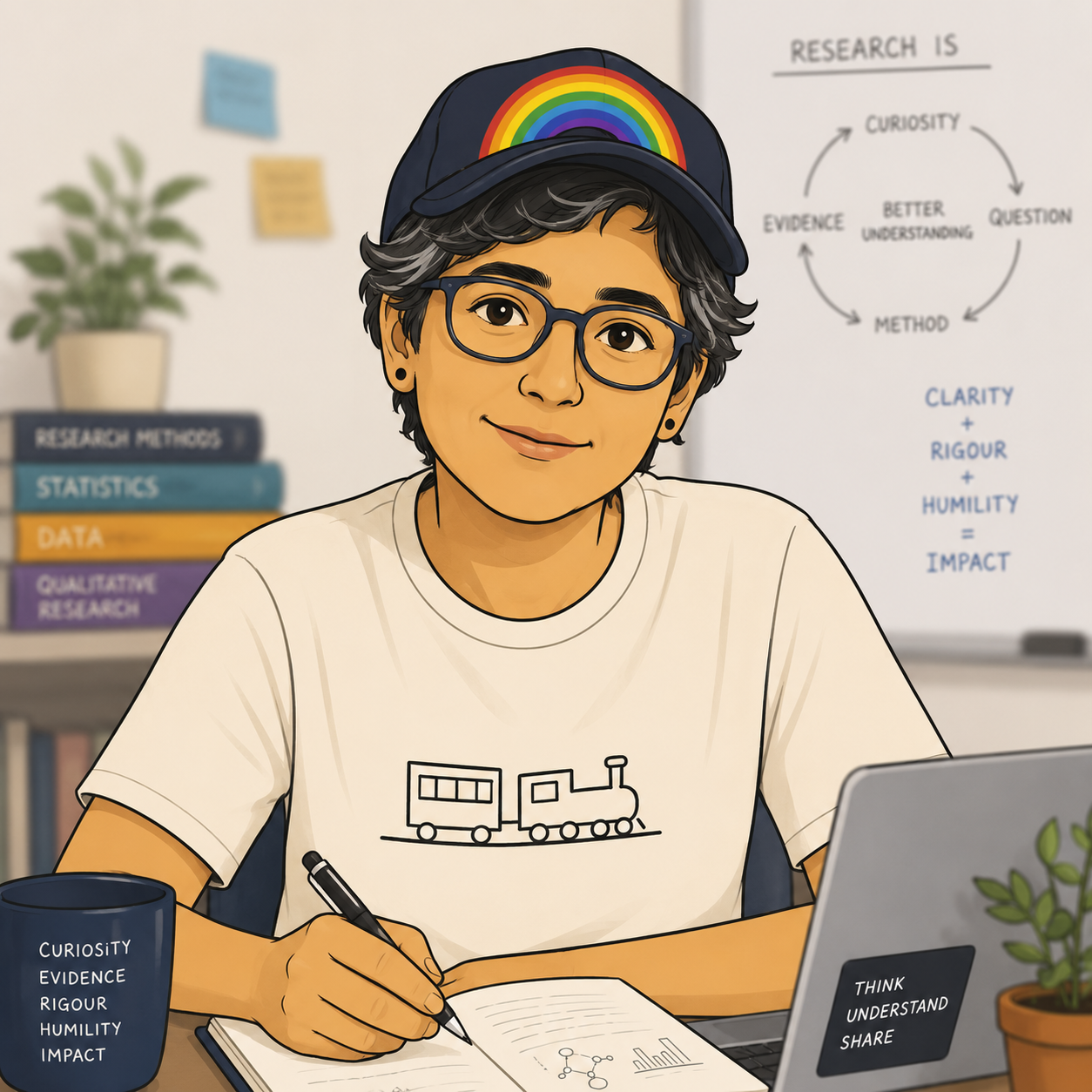 Illustration of Arti, the focus learner persona.